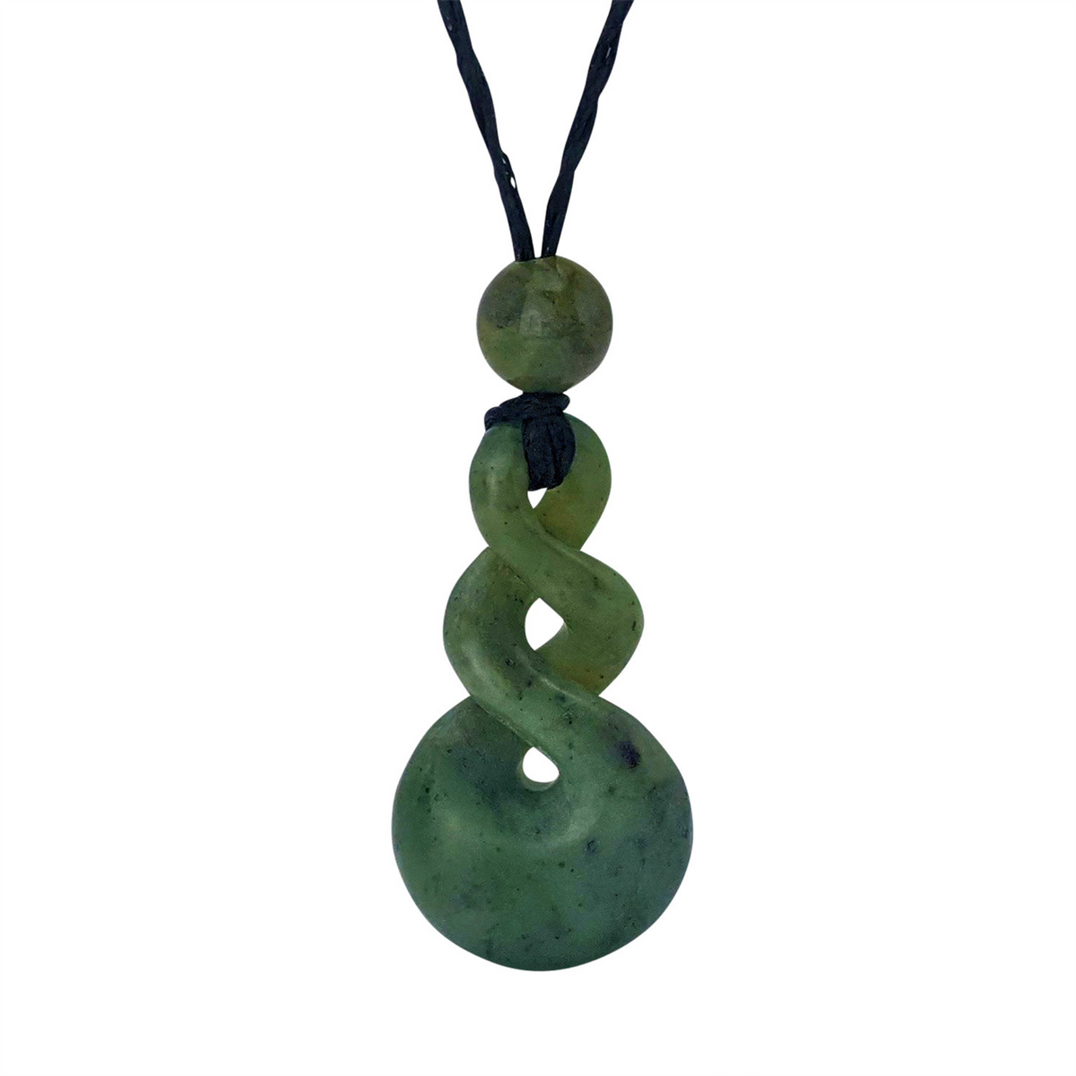 81stgeneration Collana Pendente Giada Nefrite Nera Toki Grande Pikorua Maori