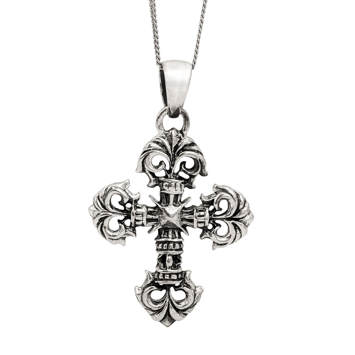 Chrome Hearts Large Cross Pendant Necklace