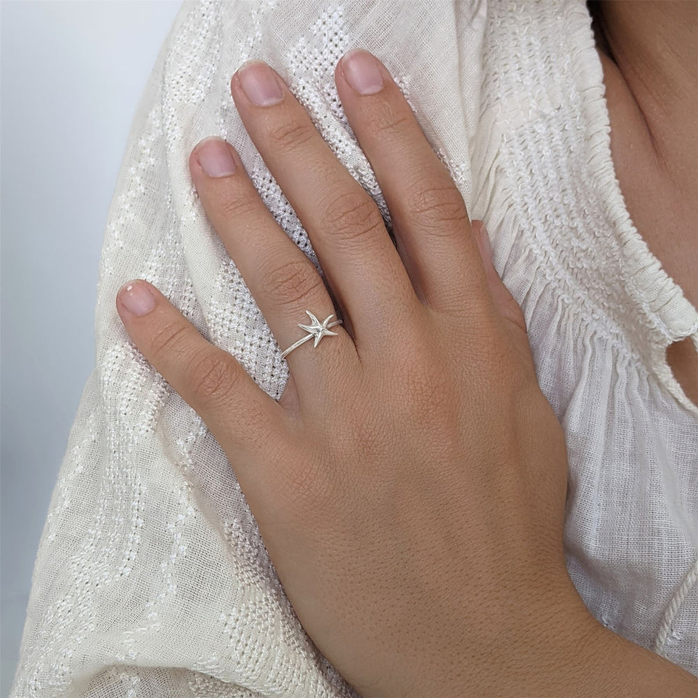 Starfish clearance engagement ring