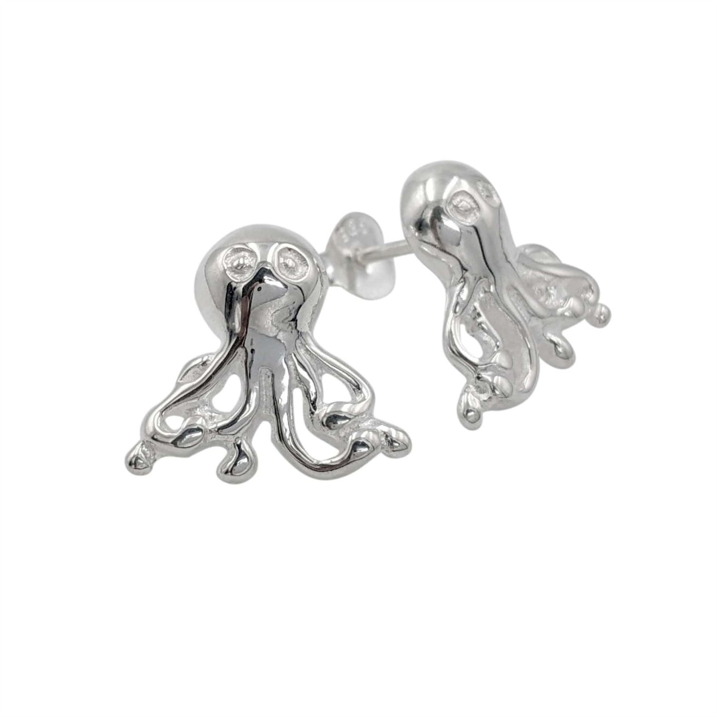 
                  
                    Sterling Silver Octopus Stud Earrings Beach Jewellery Mermaid Studs
                  
                