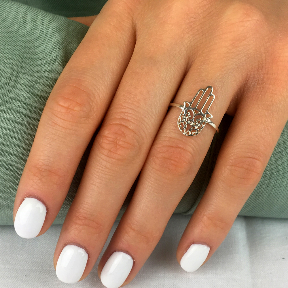 Sterling silver 2025 filigree band rings