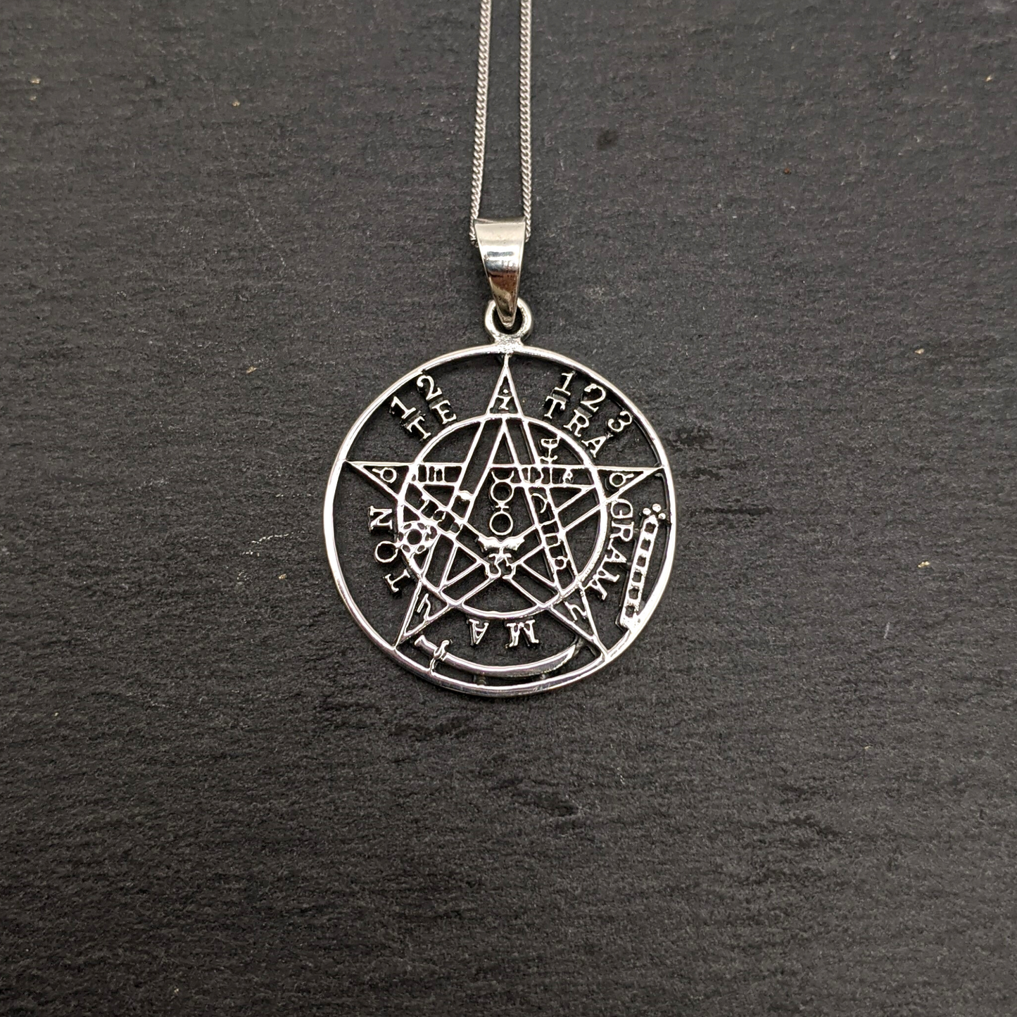 Tetragrammaton 2024 silver pendant