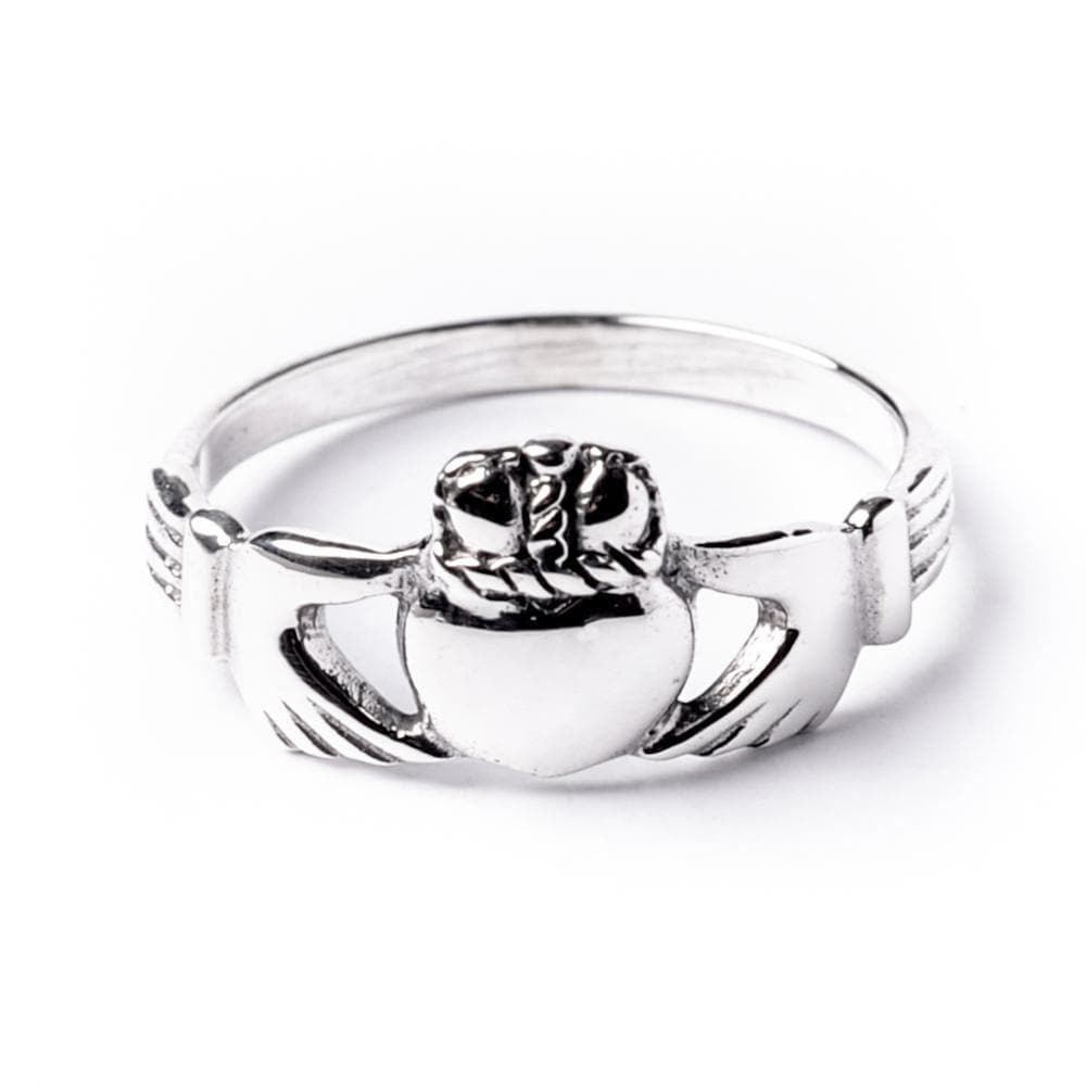 81stgeneration Sterling Silver Claddagh Ring – 925 Silver, Irish Heart & Crown, Promise Or Wedding Band