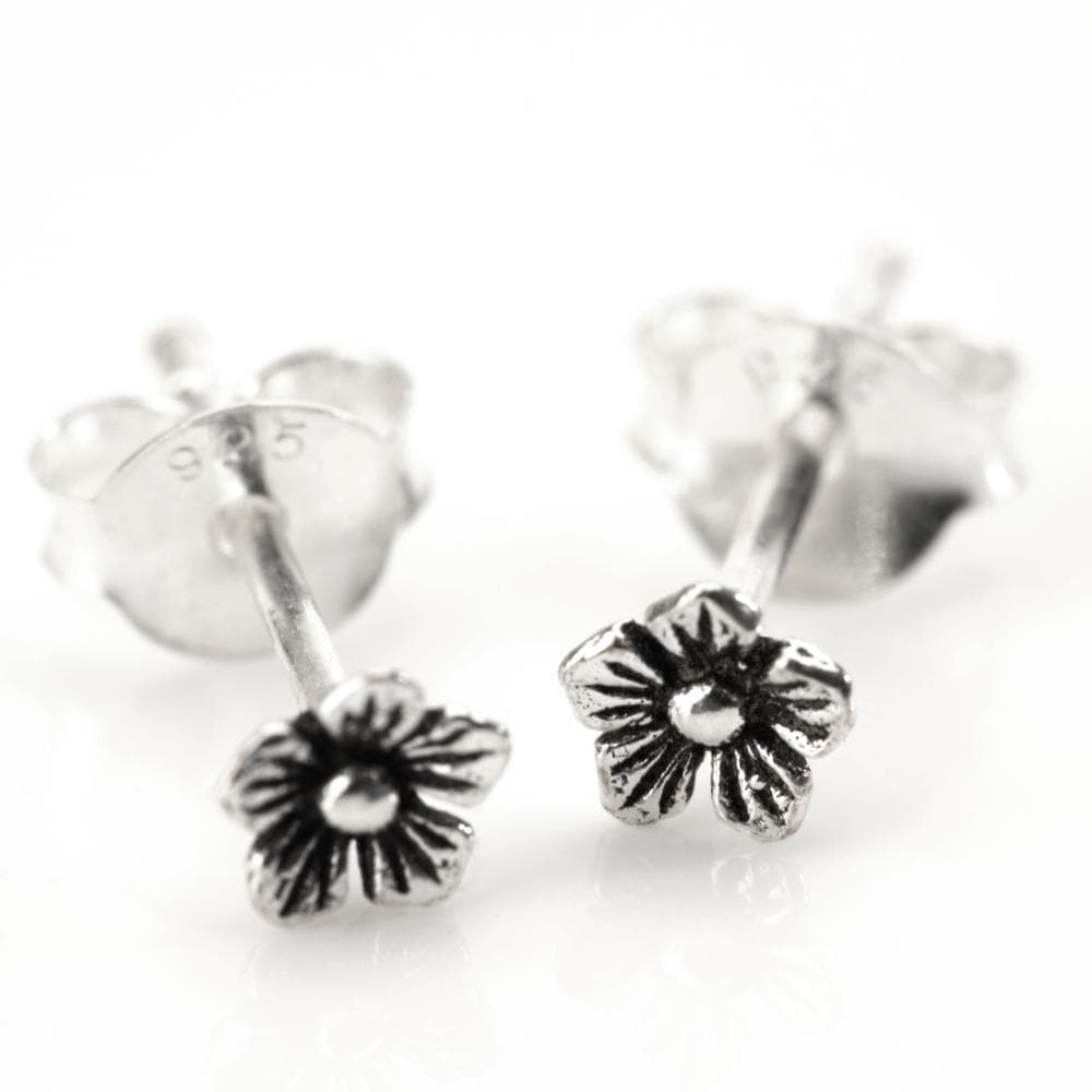 
                  
                    Sterling Silver Flower Small Stud Earrings - 81stgeneration
                  
                