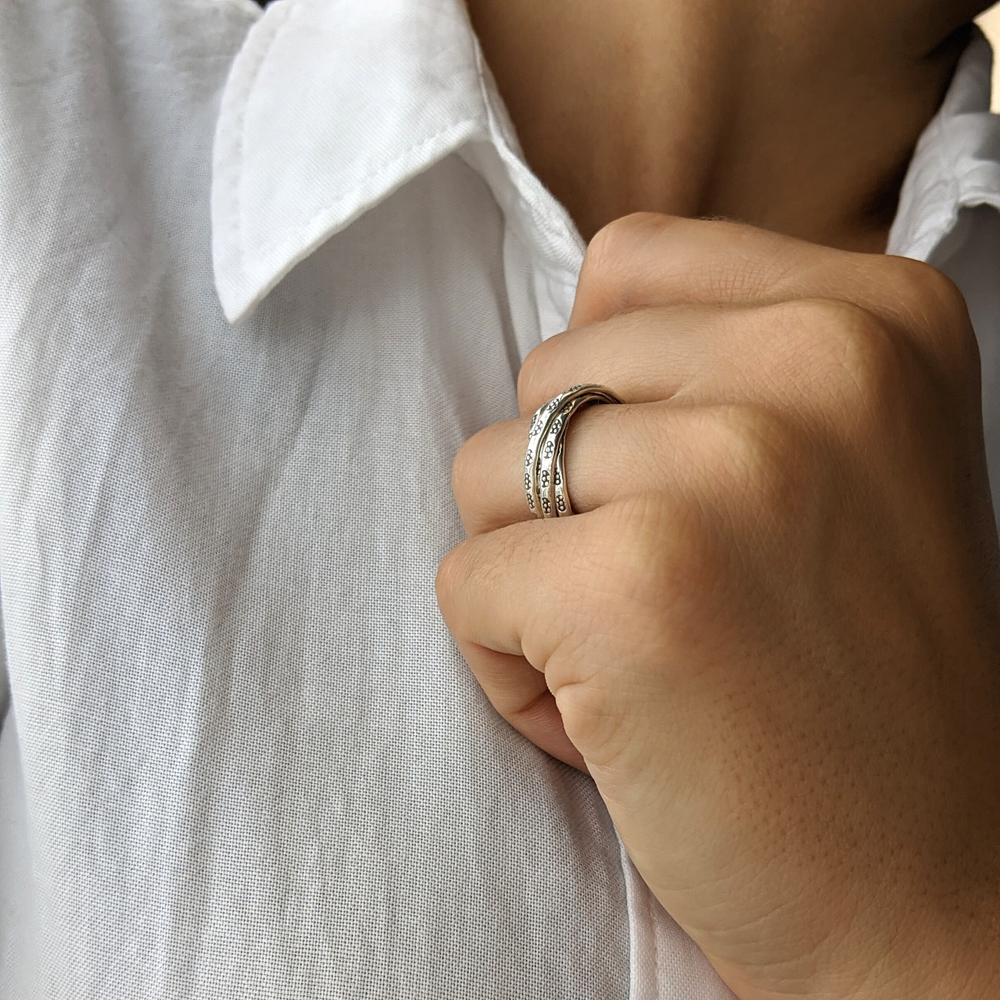 Sterling silver 2025 cartier love ring