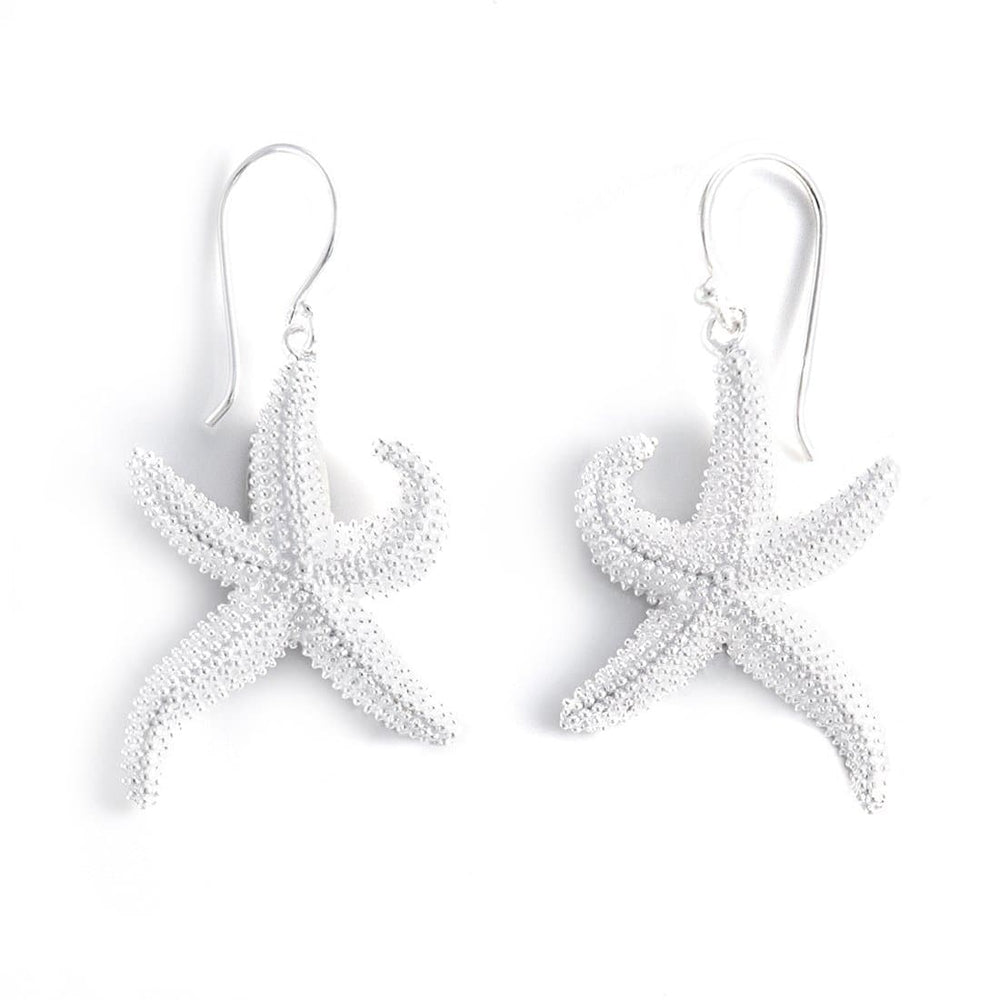 
                  
                    Sterling Silver Starfish Polished Earrings - 81stgeneration
                  
                