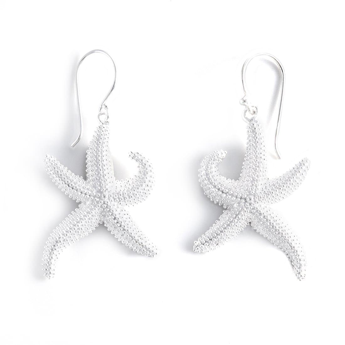 
                  
                    Sterling Silver Starfish Polished Earrings - 81stgeneration
                  
                