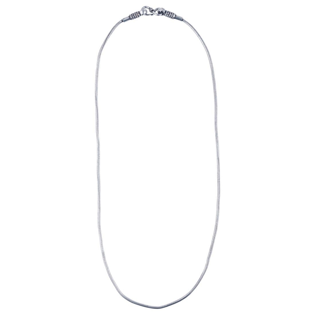 
                  
                    Silver Indian Snake Chain Necklace - 81stgeneration
                  
                