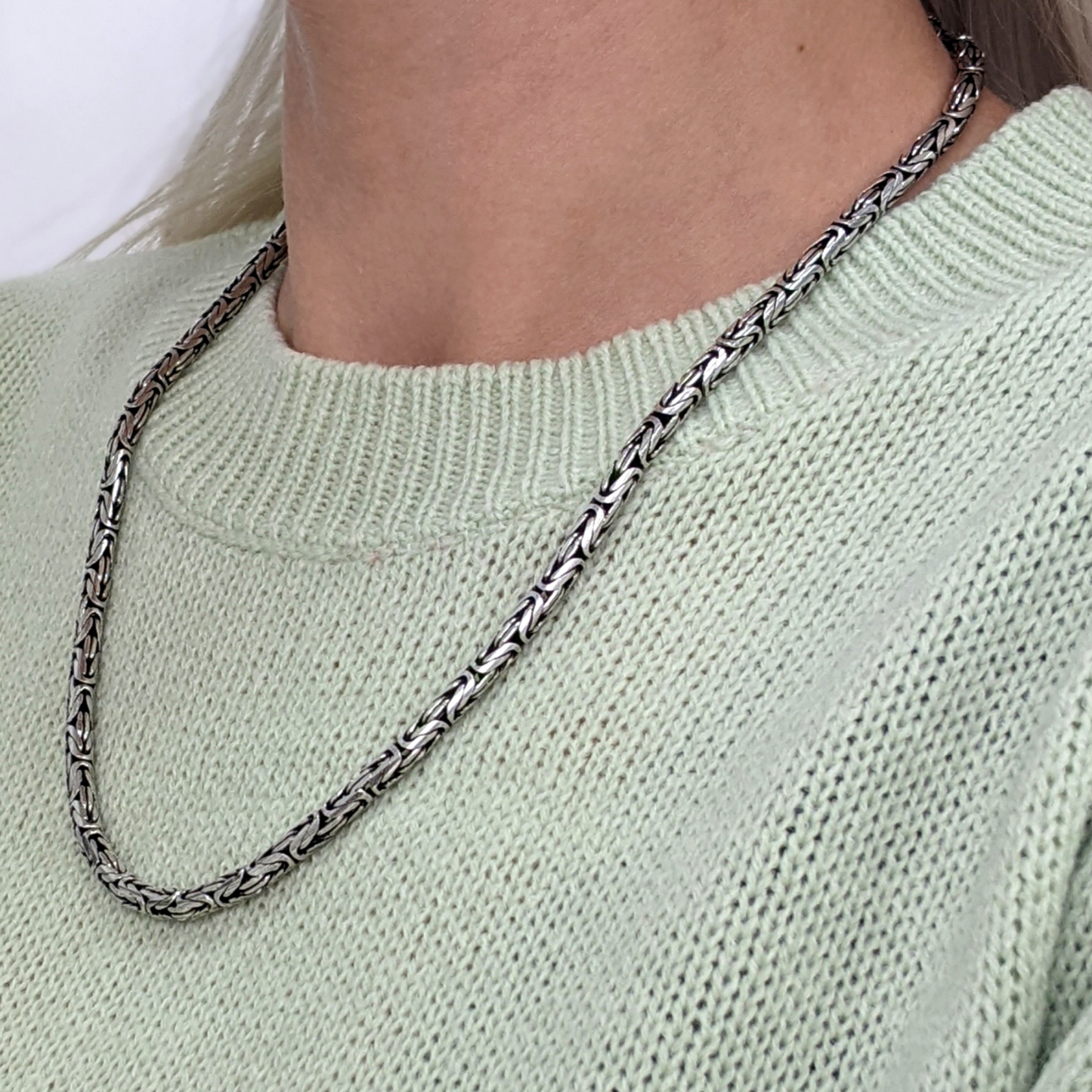 Chunky Paperclip Chain/Carabiner Clasp Necklace | Sterling Silver -  Victoria Louise Accessories