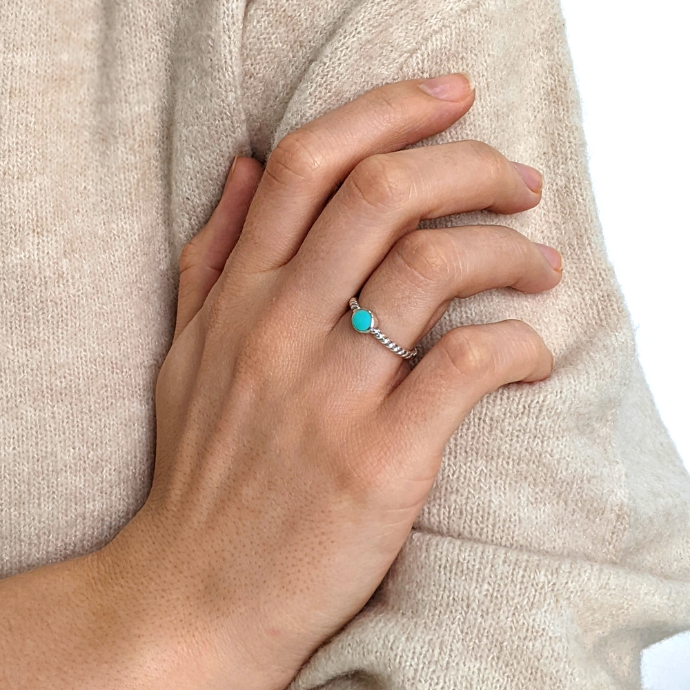 Stackable 2025 twist ring