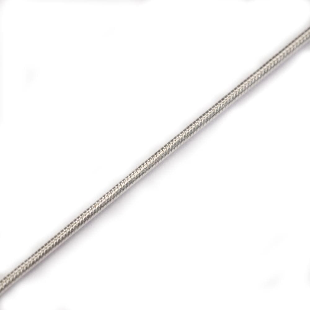 Sterling Silver 1 mm Simple Snake Chain Necklace 24