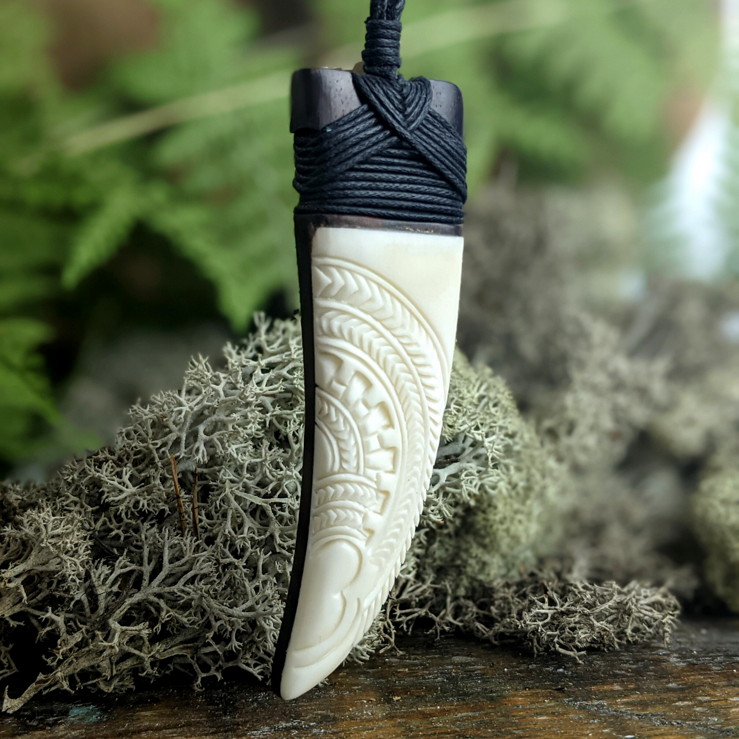 Bone carved pendants deals
